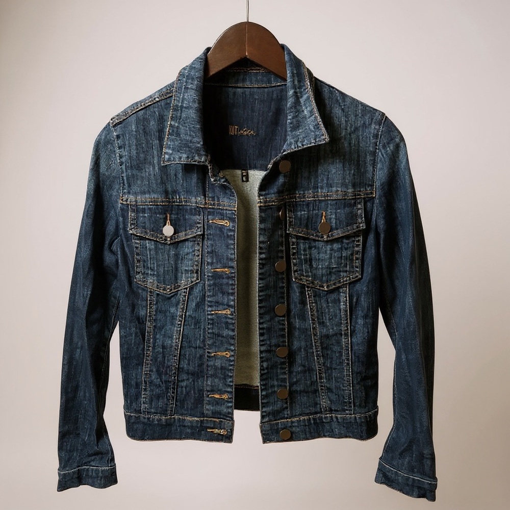 Kut from the Kloth Dark Wash Jean Jacket